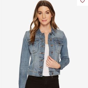 Womens Kut From The Kloth Jean Jacket Denim Cotton Fall Lightweight Size…